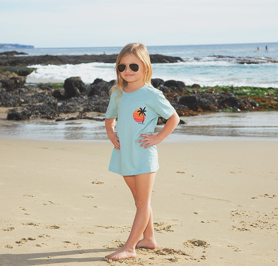 KIDS VINTAGE SUN TEE- BLUE DUST