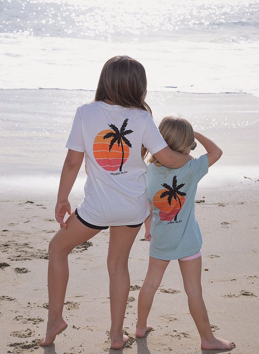 KIDS VINTAGE SUN TEE- BLUE DUST