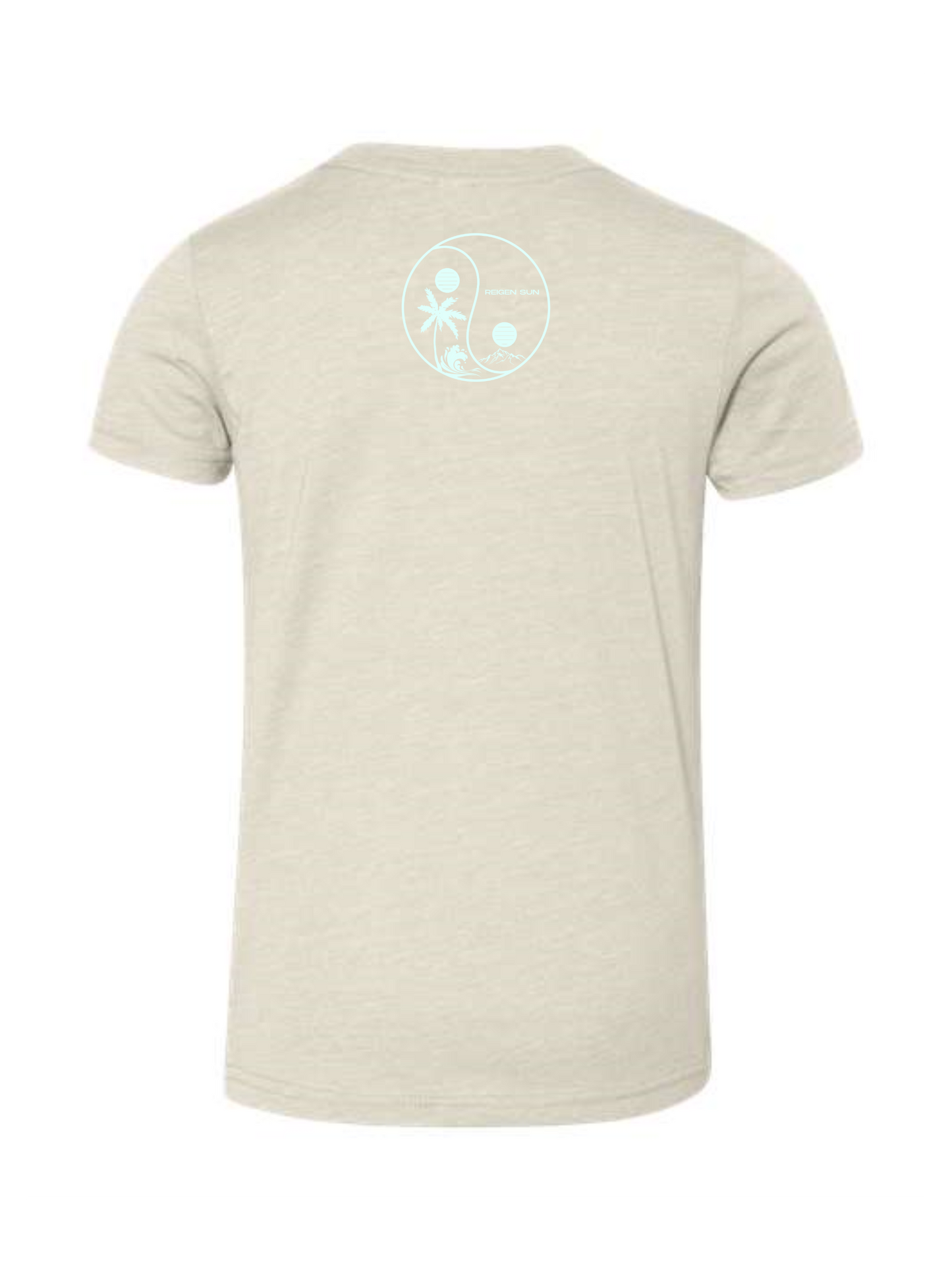 KIDS YINYANG PARADISE TEE- DUSTY // OCEAN BLUE