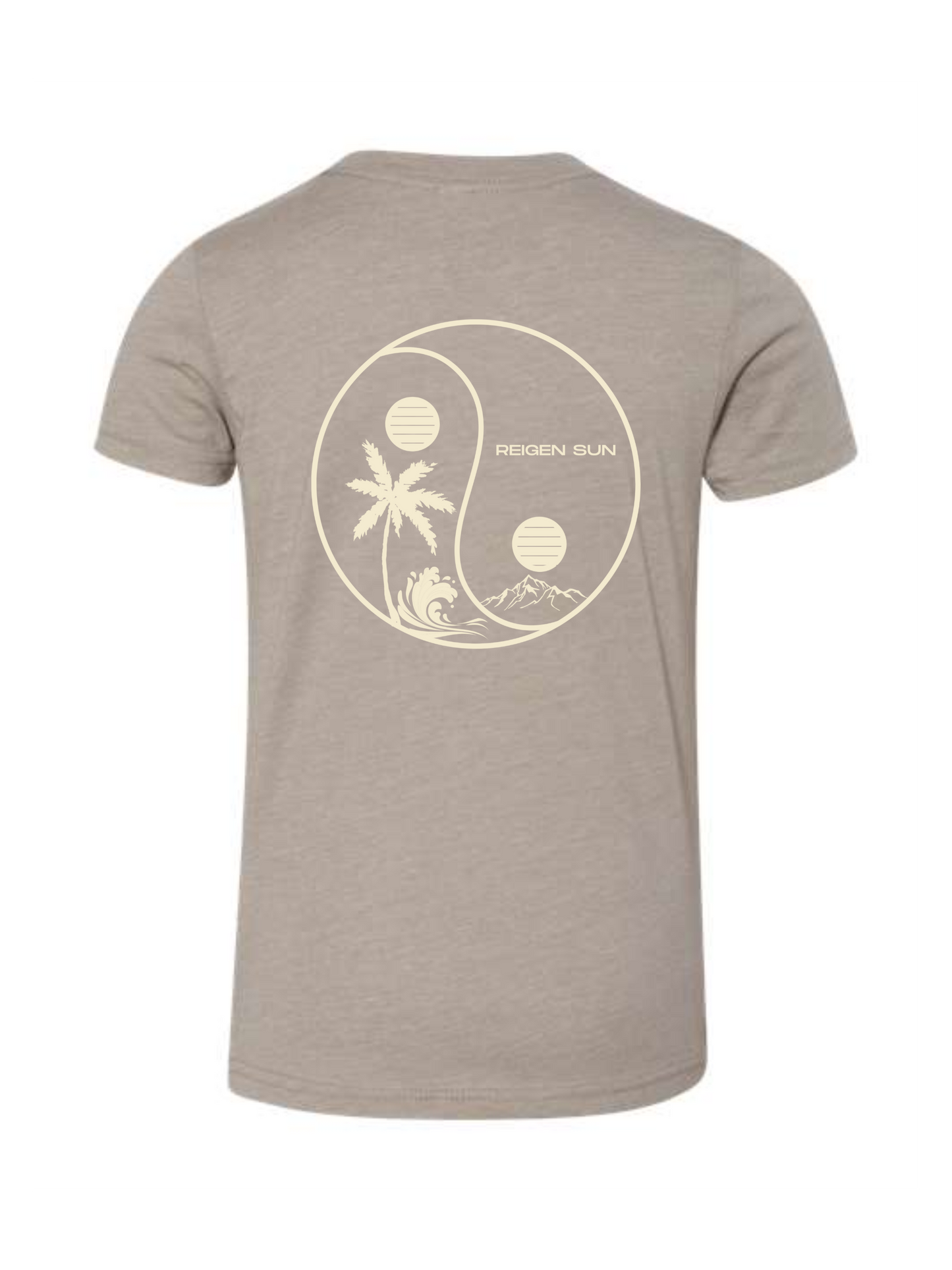 KIDS YINYANG PARADISE TEE- DUSK // CREAM